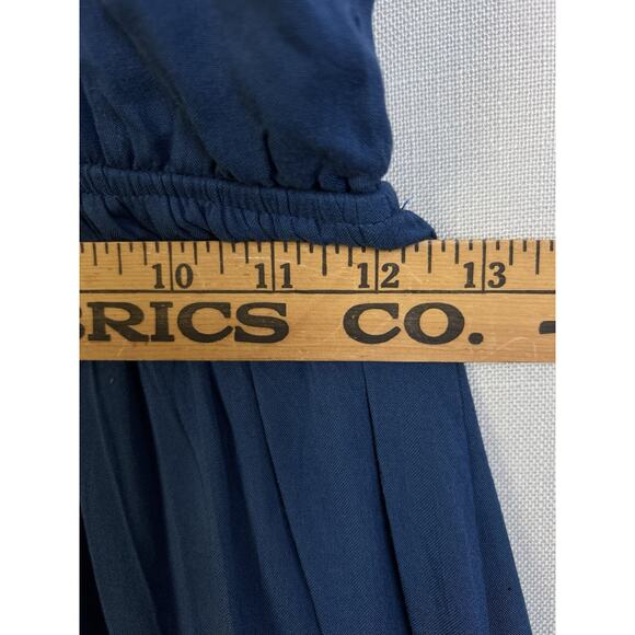 alter'd state Maxi Dress Women's Small Blue Prairie Coquette Boho Crochet Lace - Picture 10 of 12